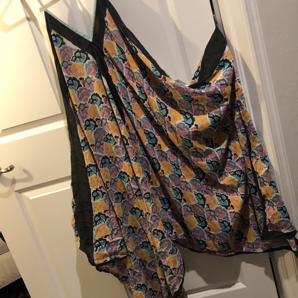 Printed Handkerchief Dress